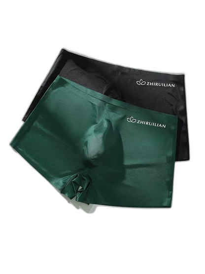 2-pack Men's Translucent Seamless 3D Pocket Trunks