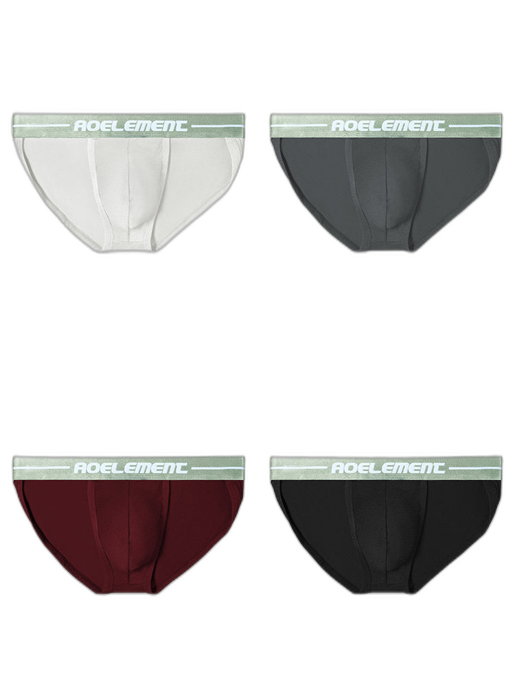 4 Pack Men's Sexy Bikini Brief Style Pouch Underwear