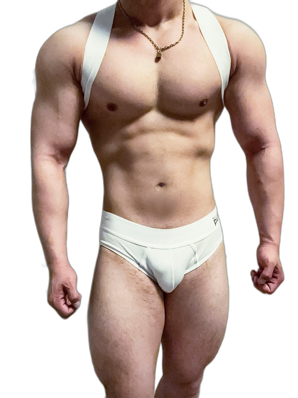 Men's Athletic High-Elasticity Compression Activewear Shoulder Strap & Underwear