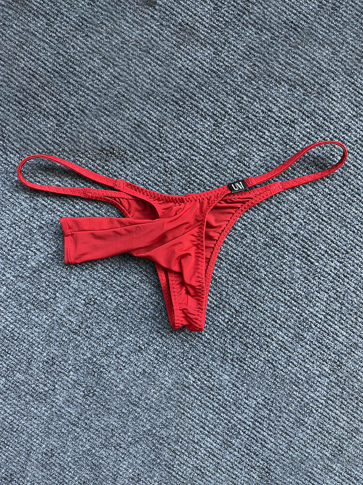 Men's Elephant Trunk Opening Nylon Briefs