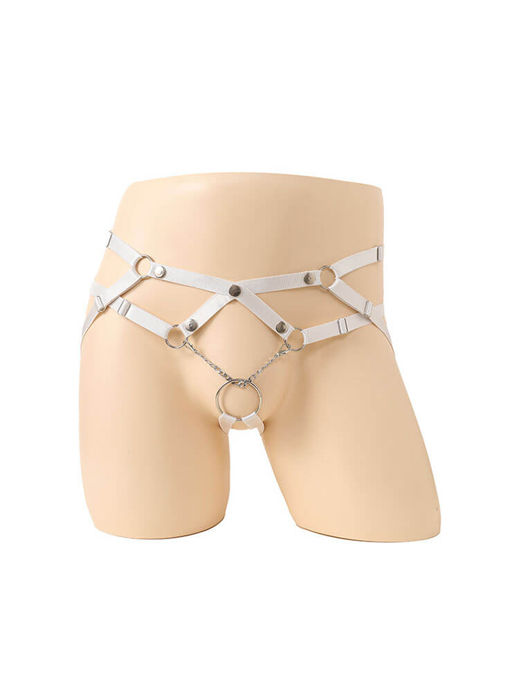 Men's Sexy Cut-Out Chain Bondage Jockstrap