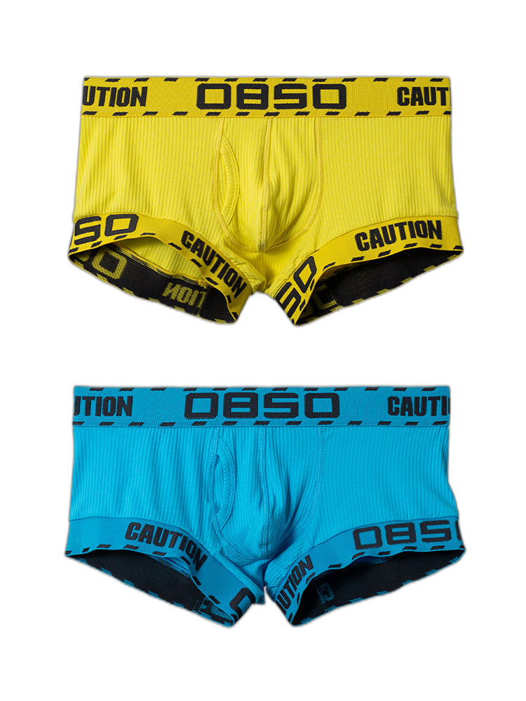 2 Pack Men's U-Pouch Low-Rise Breathable Trunks