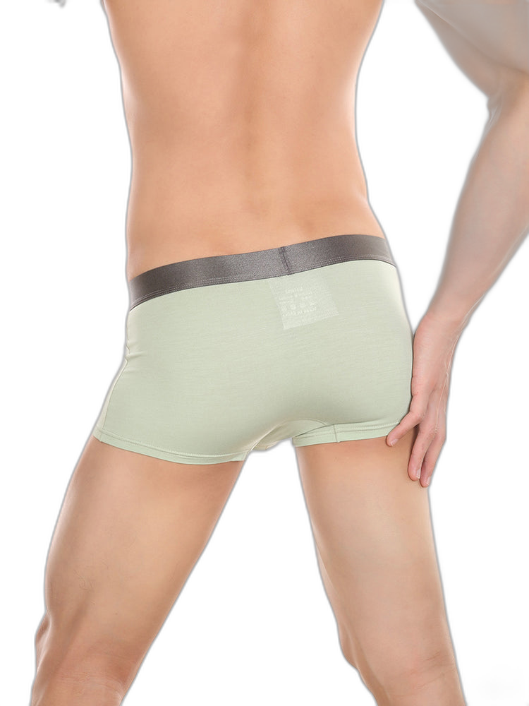 Men’s Dual Ball Pouch Trunks With Fly Front