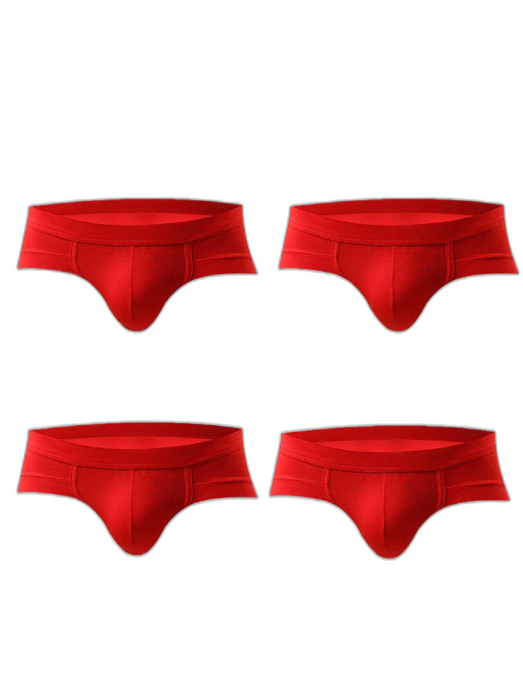 4 Pack Modal Soft Breathable Support Pouch Underwear