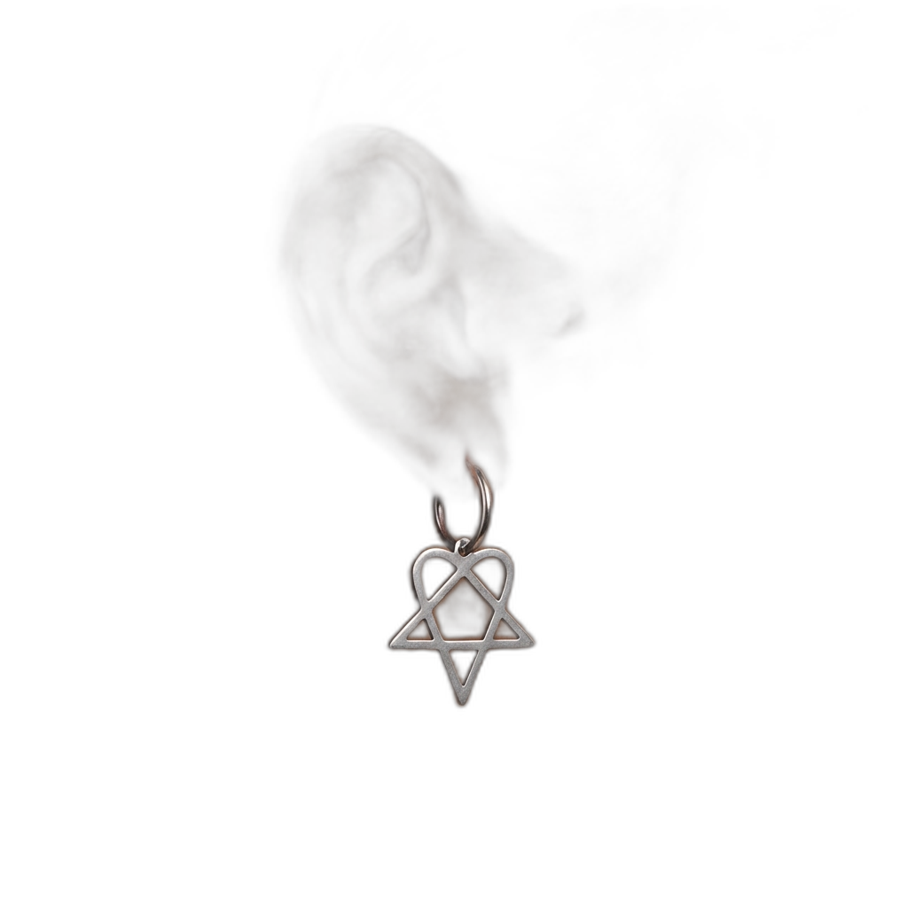 Heartagram Earrings