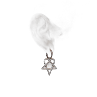 Heartagram Earrings