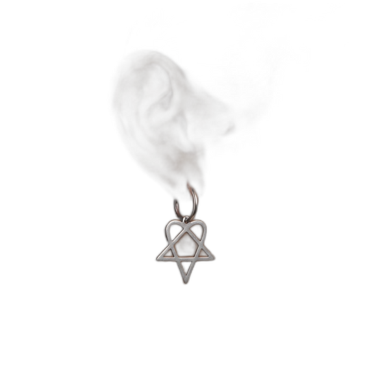 Heartagram Earrings
