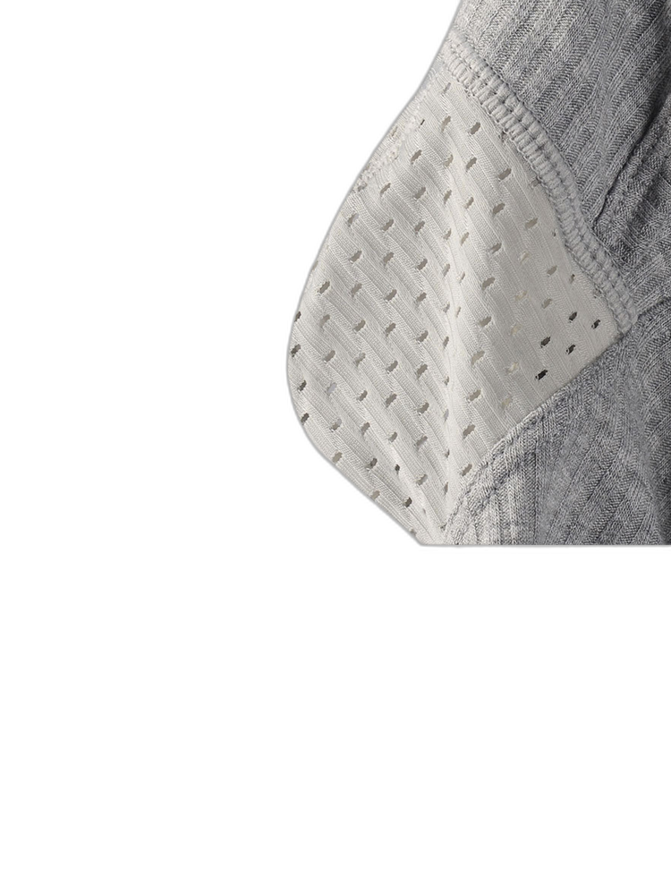 Solid Color Divided Pocket Trunks for Men