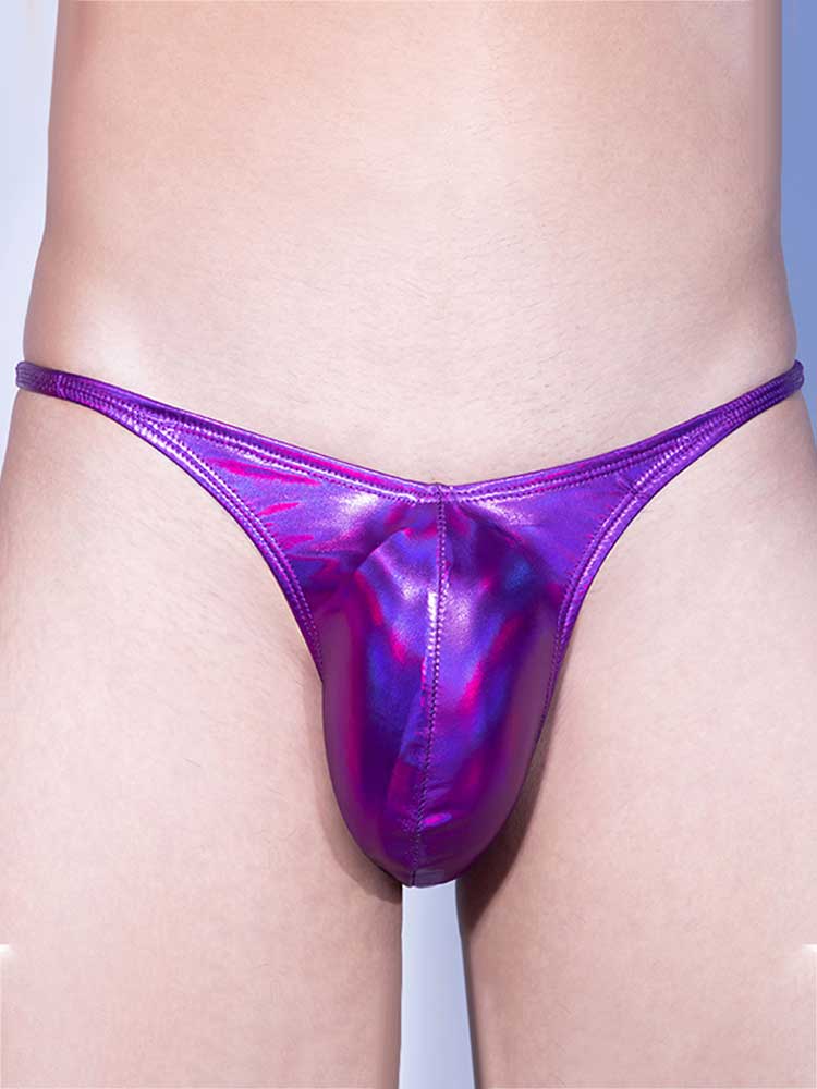 Men's Sexy Light-Reflecting Tight Elastic Thong