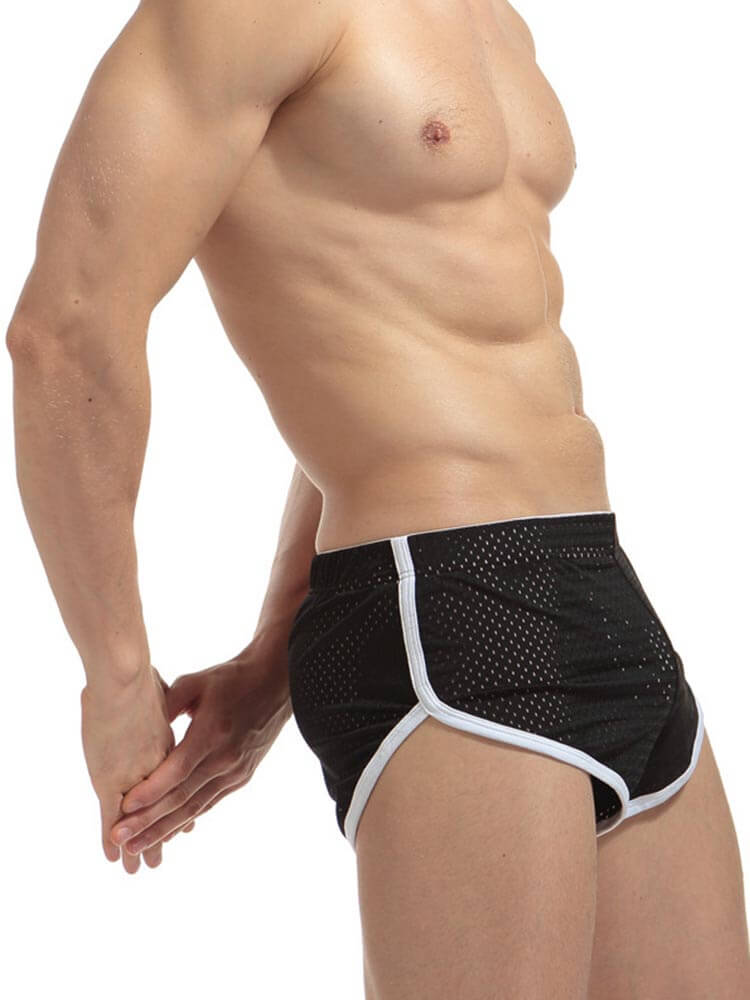 Men's Ice Silk Home Casual Boxer Briefs