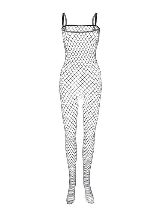 Men's Open Crotch Mesh Bodysuit