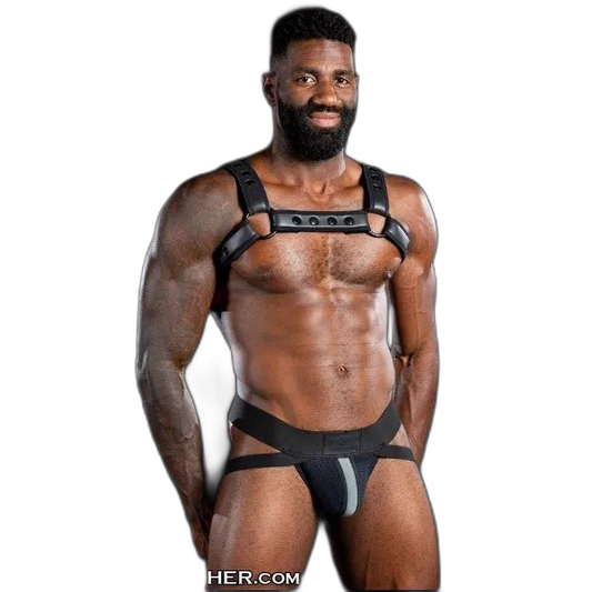 Mr S Leather NEO AIR MESH Jock | Black