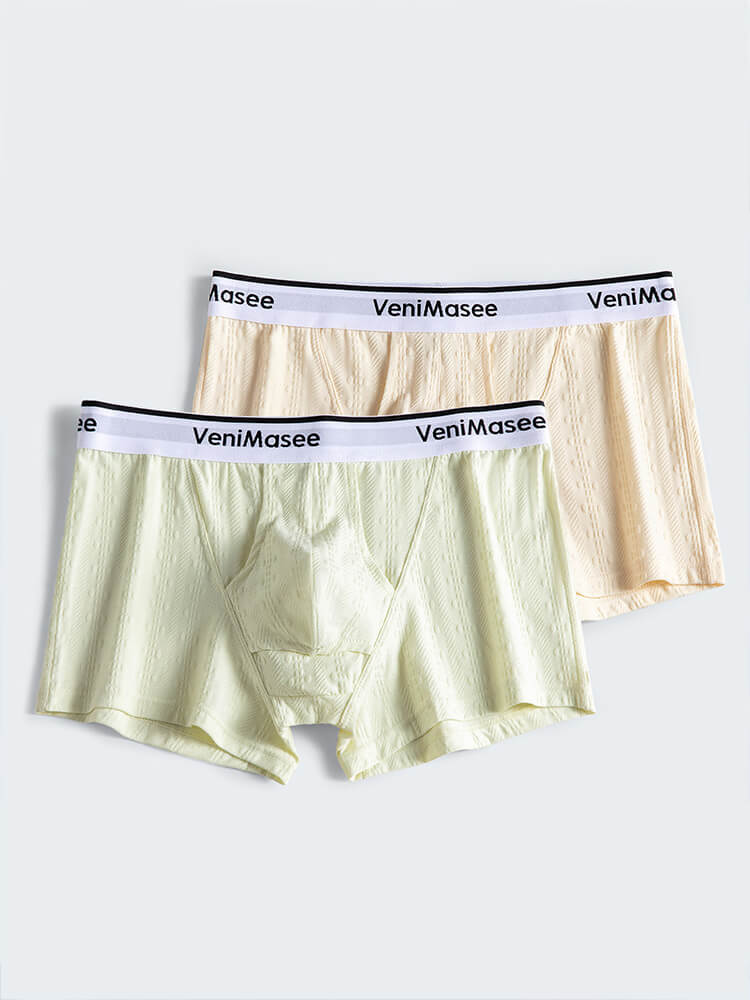 Men's Antibacterial Breathable Cotton Boxer Briefs