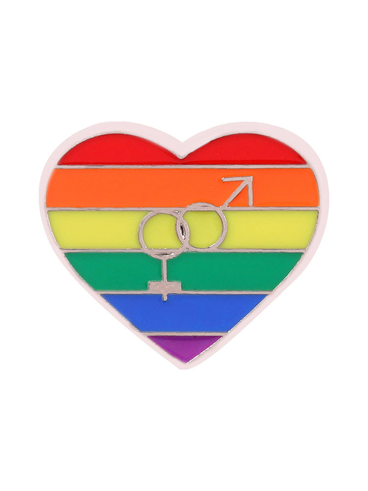 Lgbt Creative Love Flag Hot Air Balloon Pin