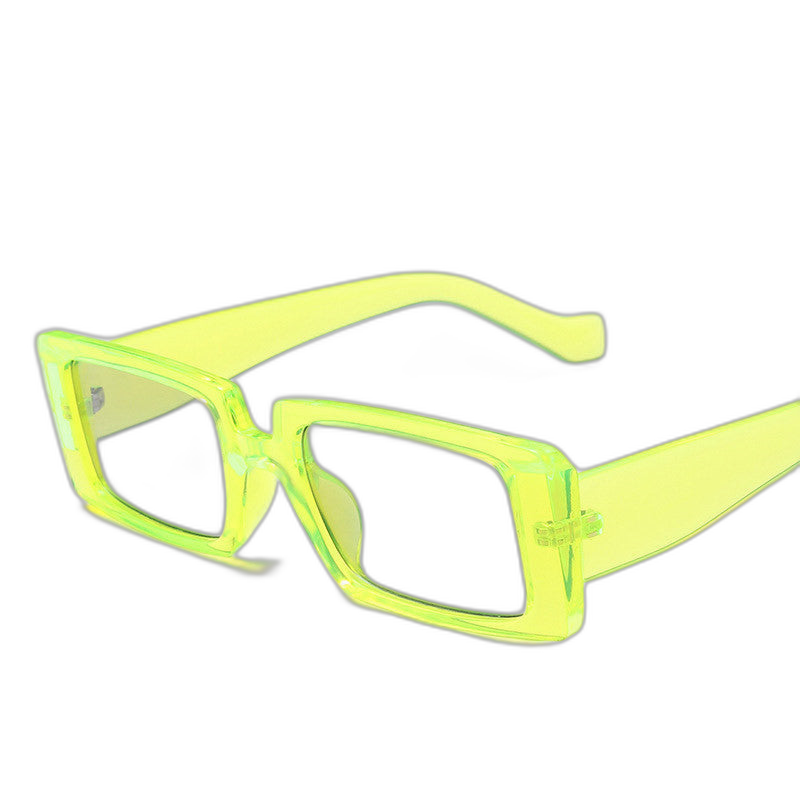 Retro Rectangle Frame Sunglasses