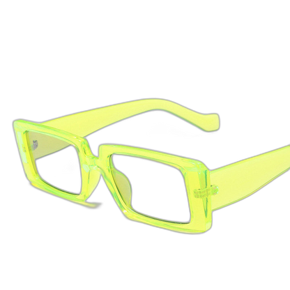 Retro Rectangle Frame Sunglasses