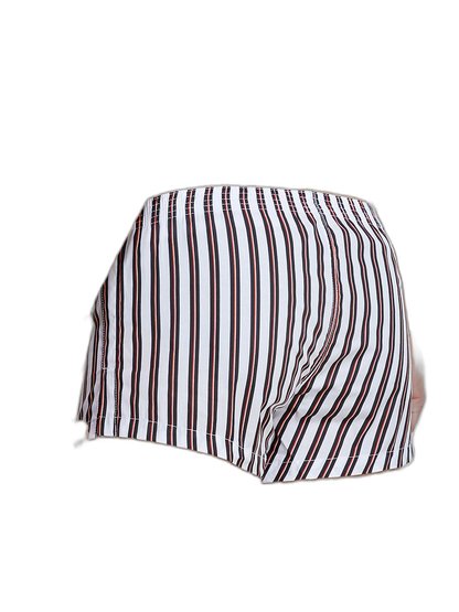 Men's Color Stripes Boxers With Fly