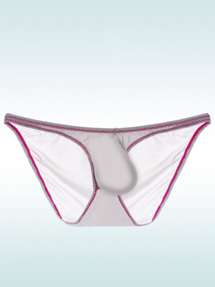 Men's Sexy Ultra-Thin Seamless Ice Silk Briefs