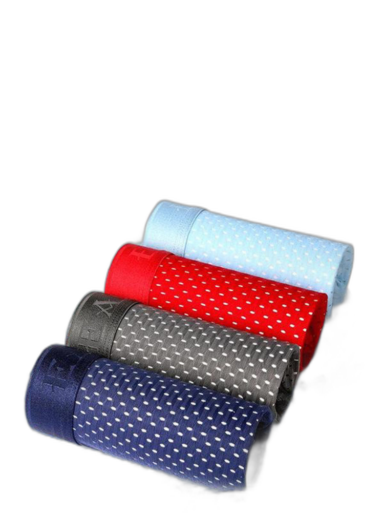 Men's Mesh Thin Ice Silk High-Stretch Comfy Waistband Trunks