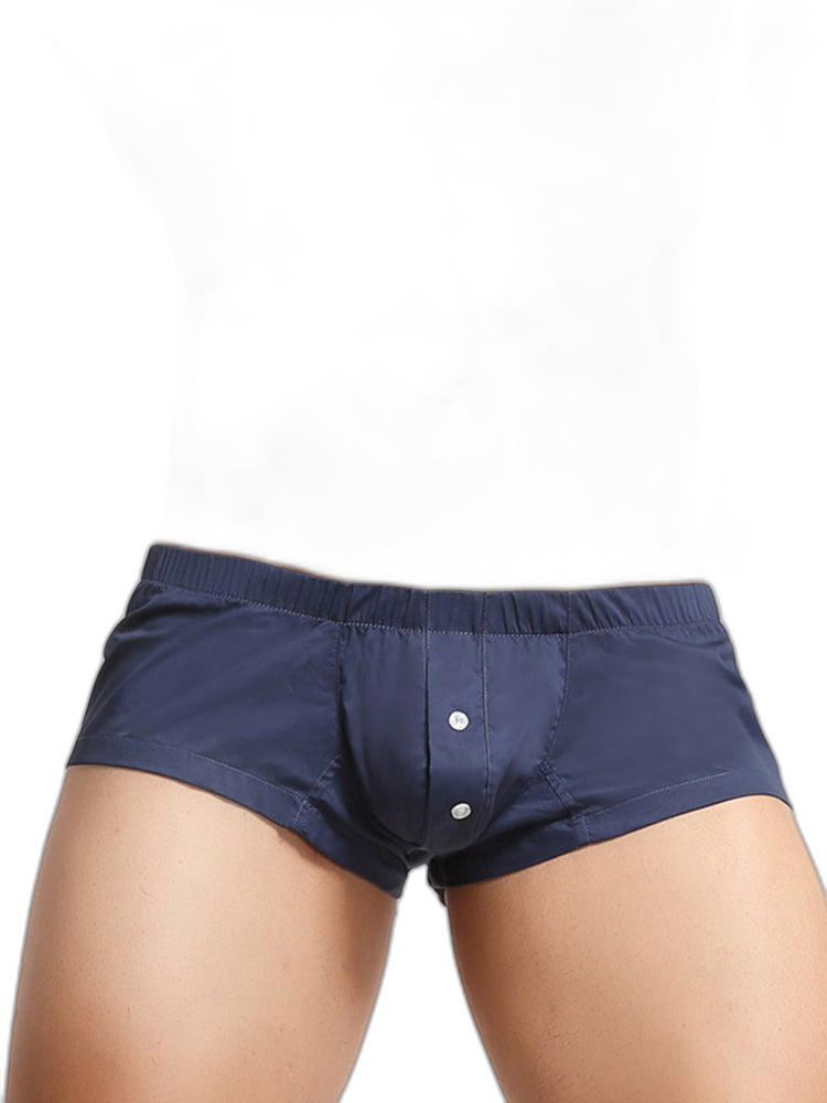 Men’s Breathable Trunks with Button Fly