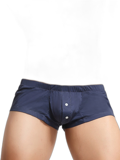 Men’s Breathable Trunks with Button Fly