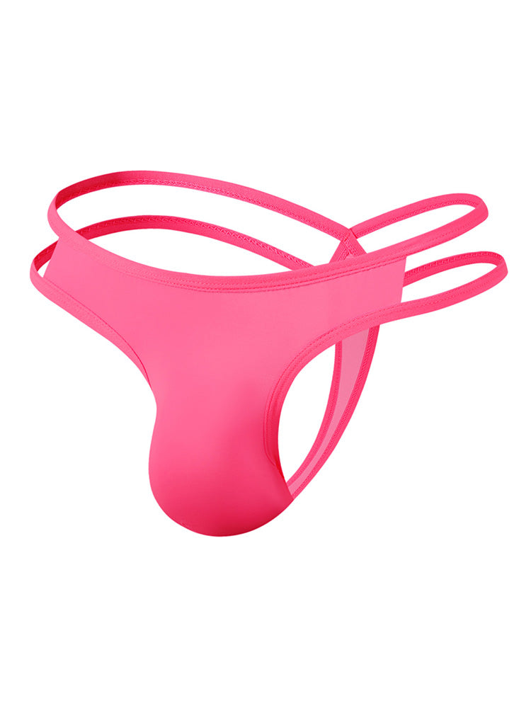 Men's Ultra Thin Breathable Silky Nylon Thong 