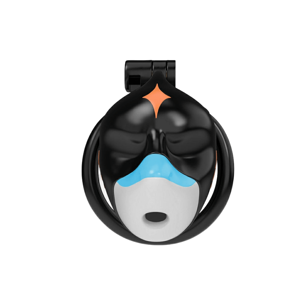 Furrjoi Shark Chastity Cage Orange