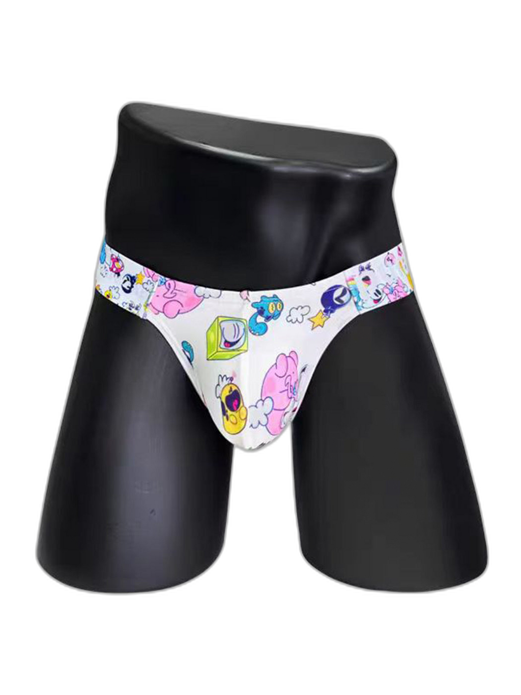 2 Pack Men's Cartoon High-Cut Breathable Bikini