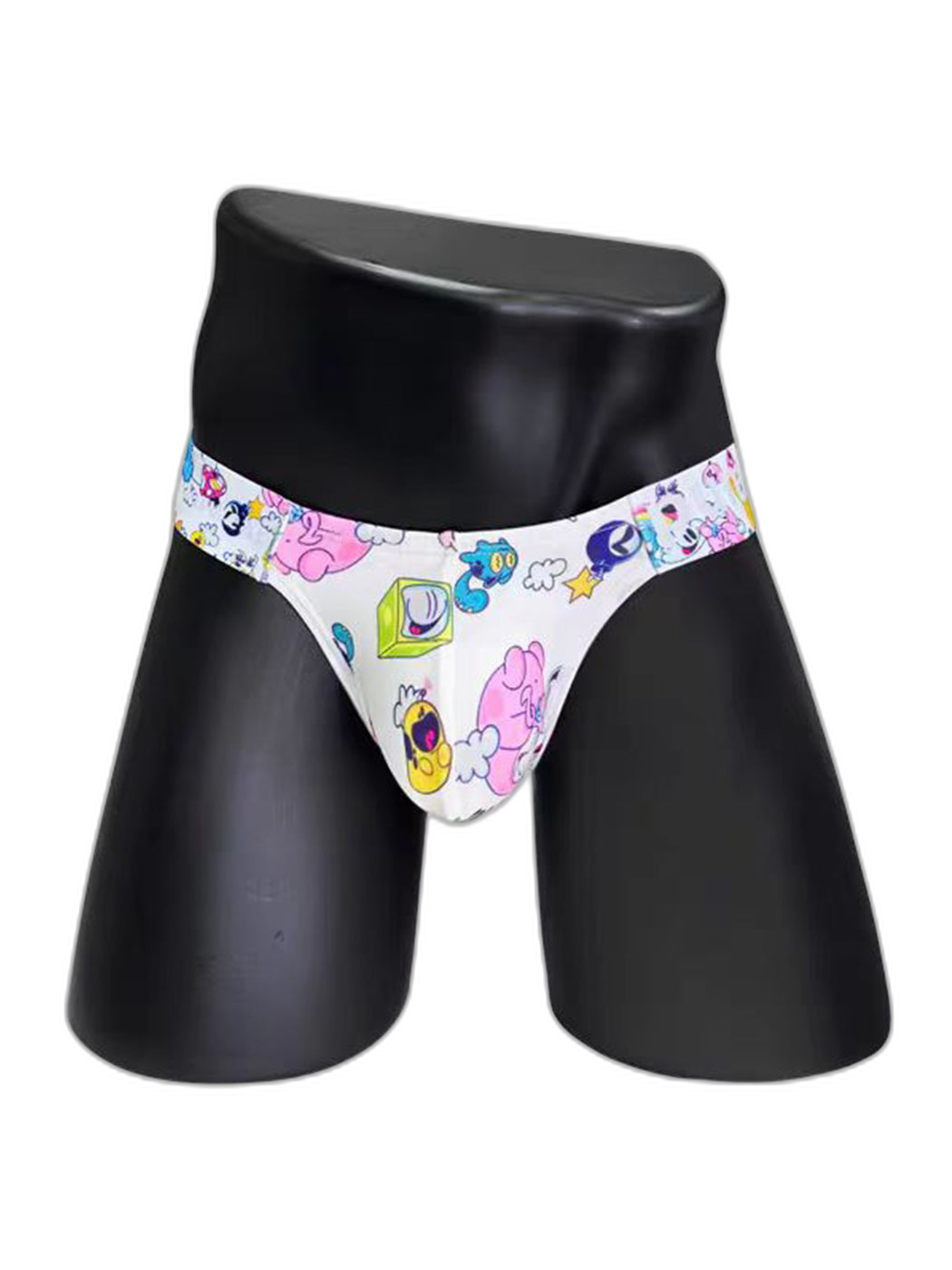 2 Pack Men's Cartoon High-Cut Breathable Bikini