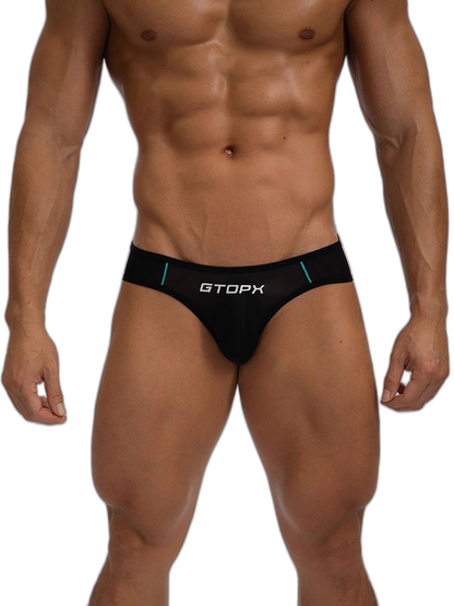 2 Pack Men's Sexy Stretch Sheer Sport Bikini – Lightweight & Breathable