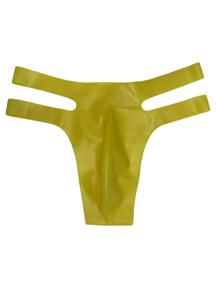 Men's Sexy High-Elastic Seamless Latex Thong