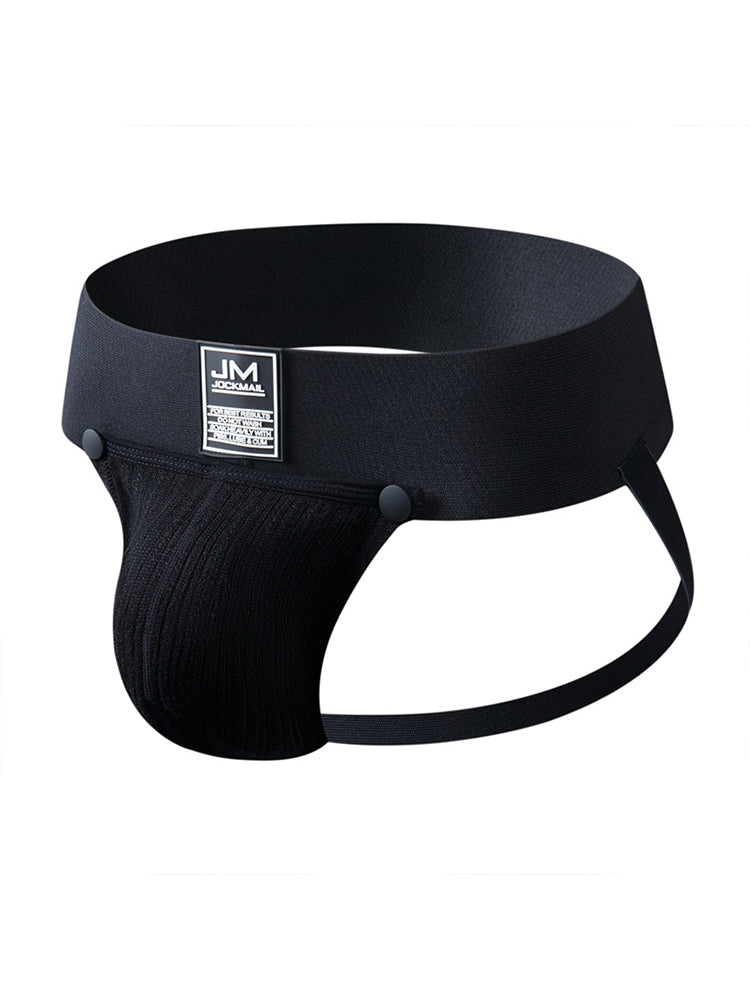 Men's Double Belt Detachable Thong