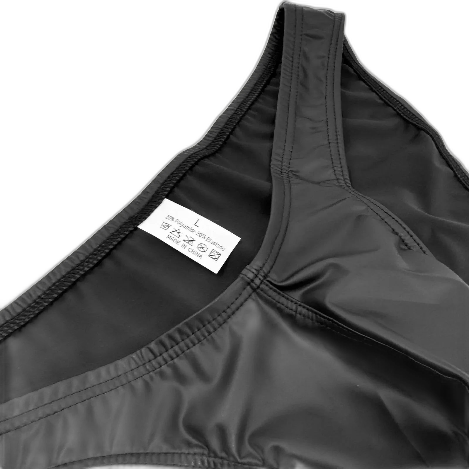 Patent Leather Bikini Brief