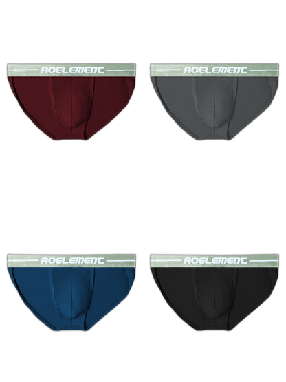 4 Pack Men's Sexy Bikini Brief Style Pouch Underwear
