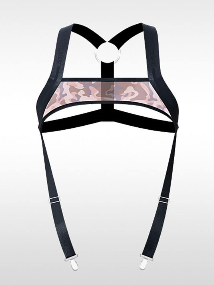 Men's Low-Rise Camouflage Harness Briefs Set