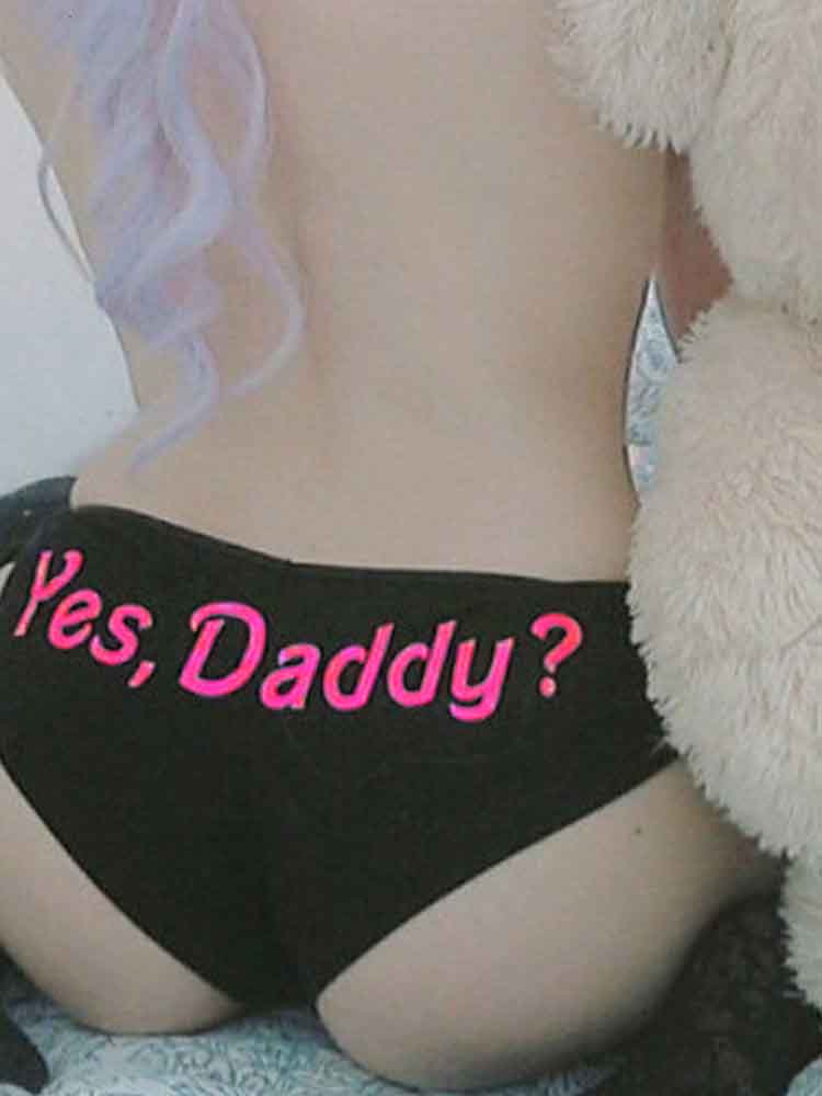Sexy Daddy Alphabet Prints Briefs 