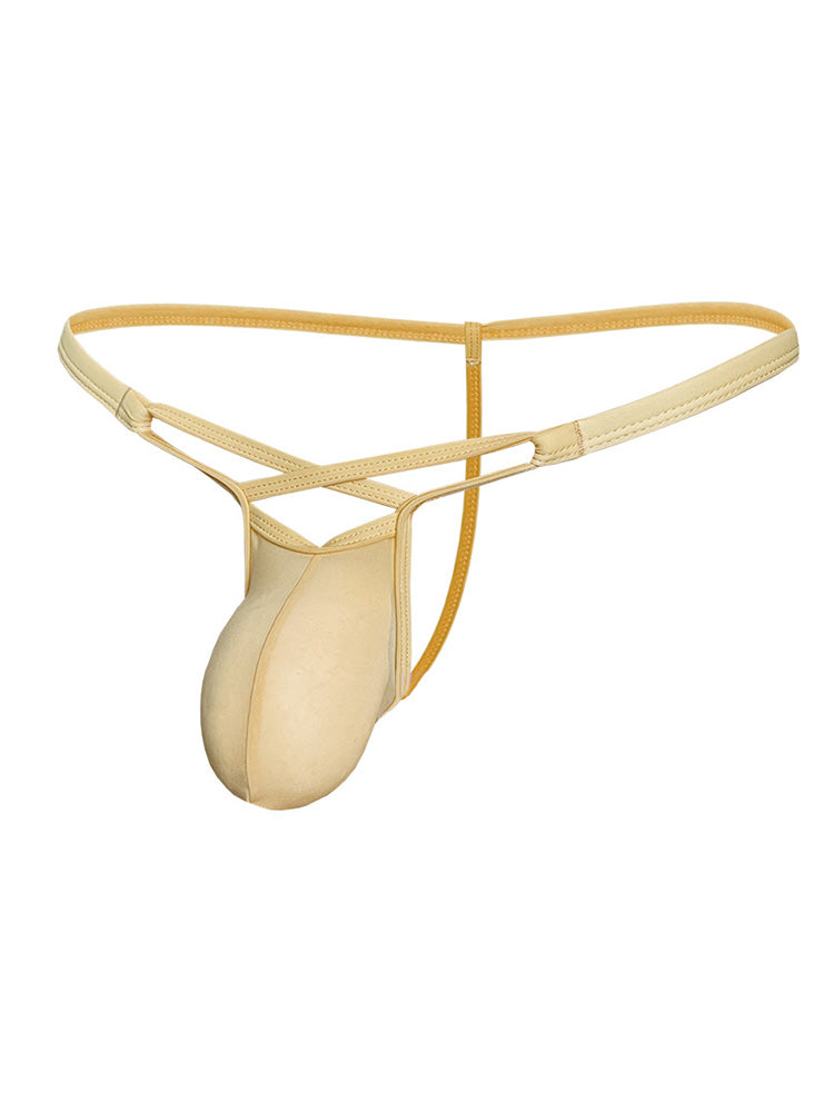 Men's Ultra Thin Ice Silk Low Rise Thong 
