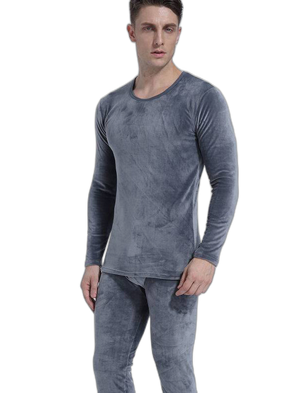 Double Heavyweight Fleece Thermal Underwear Set