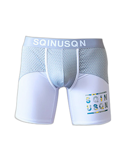 Men's Anti-Chafing Sports Boxer Briefs with Spacious Pouch