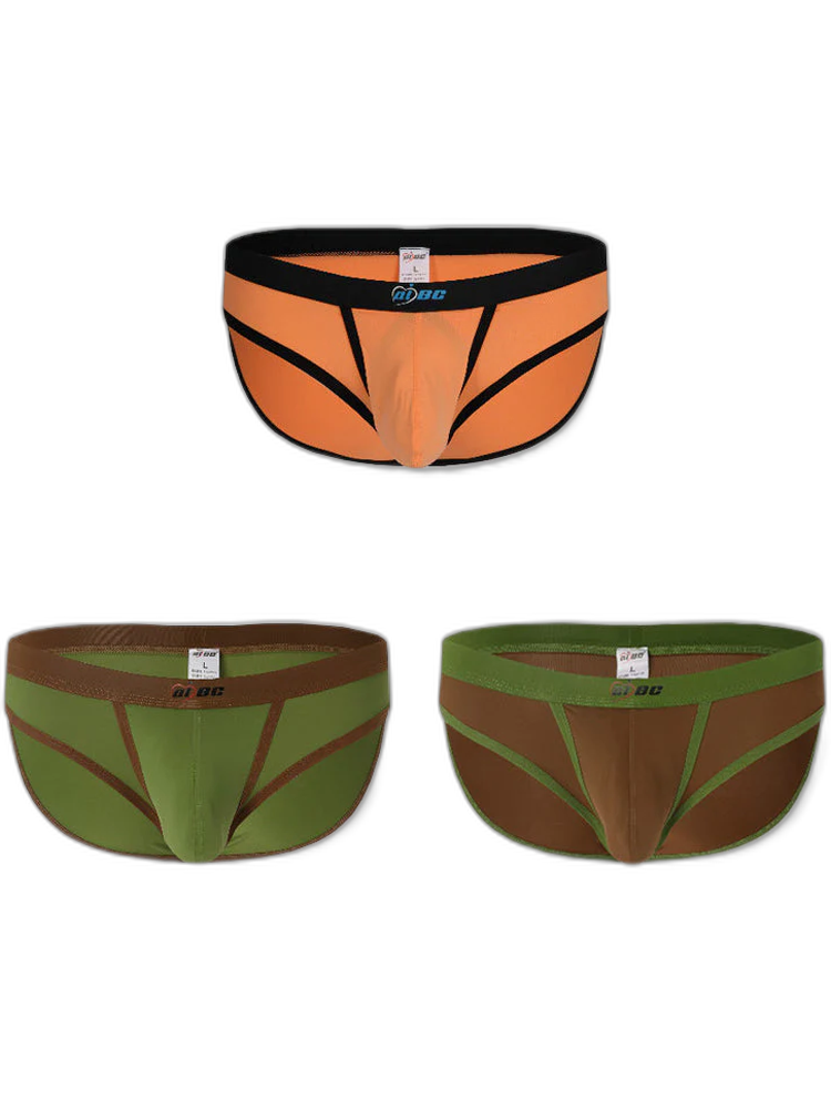 3 Pack Men's Separated Ball Pouch Briefs