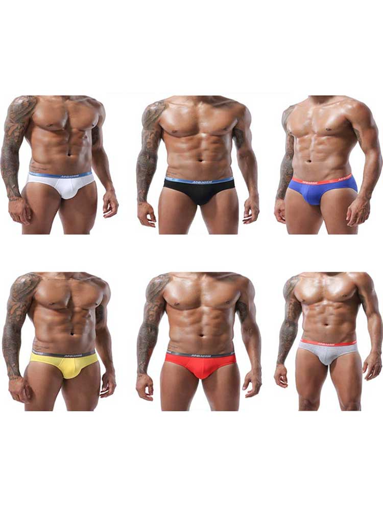 Men's Sexy Low-Rise U-Convex Pouch Modal Briefs