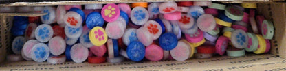 3D Printed Puppy Paw Kandi Bead