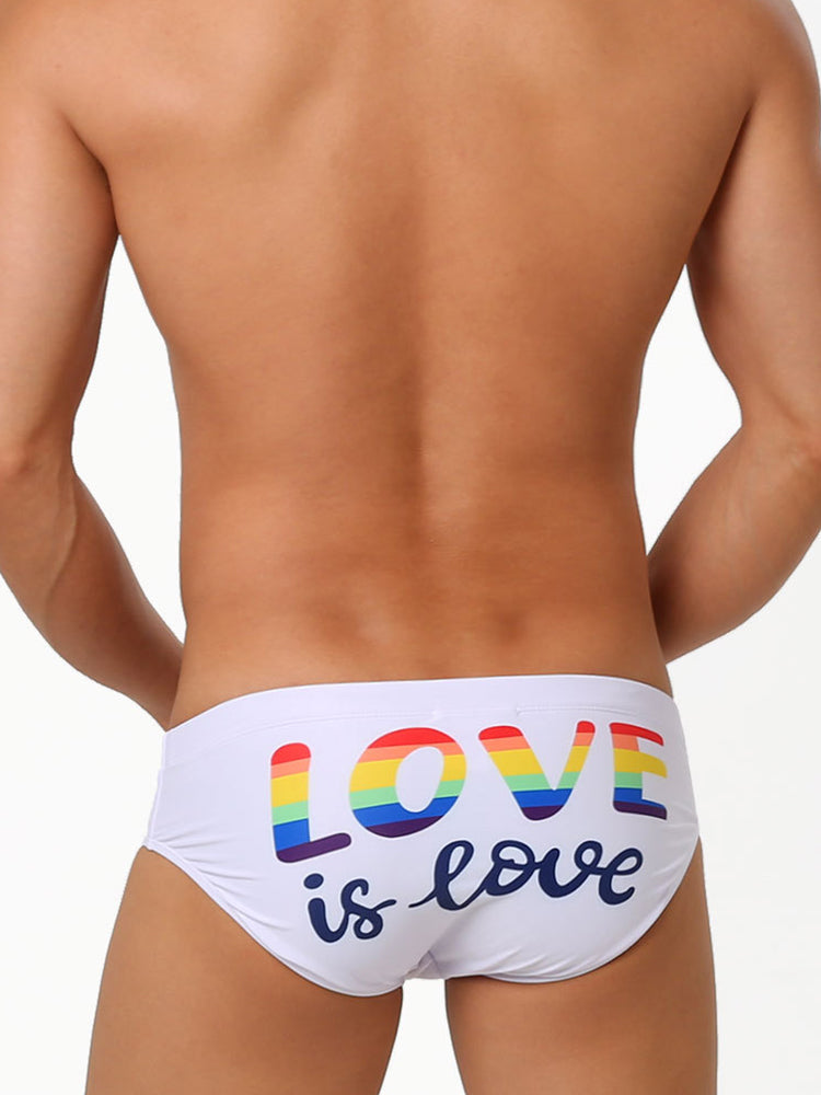 Love Is Love Rainbow Sexy Bikini Briefs