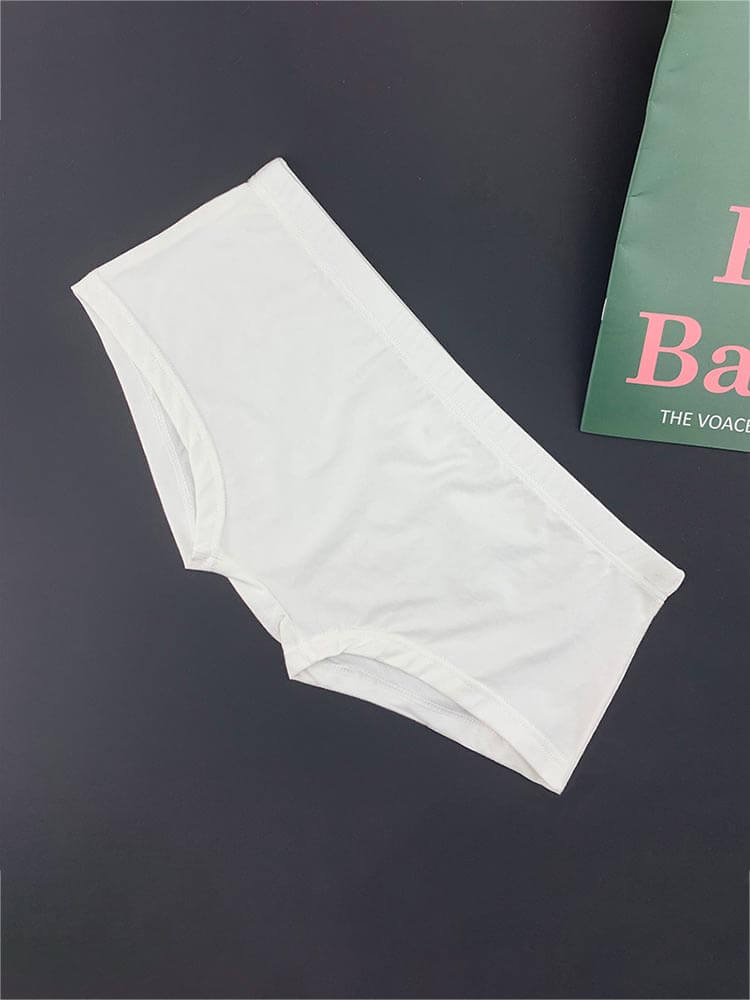 Men's Low-Rise Stretch Tight Cotton Boxer Briefs