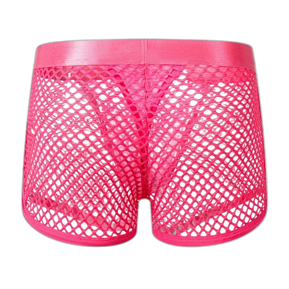 Jockmail 'Reveal All Fishnet' Underwear Shorts