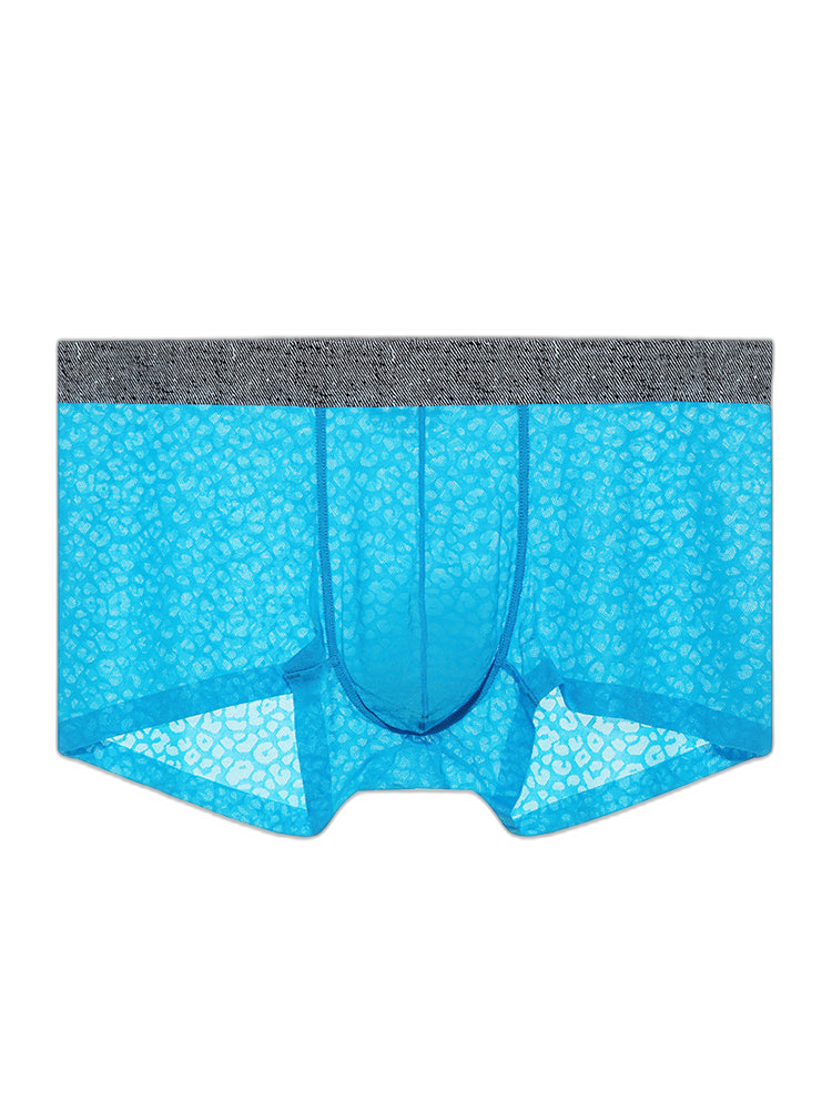 3 Pack Men's Lace Breathable Sweat-Wicking Trunks