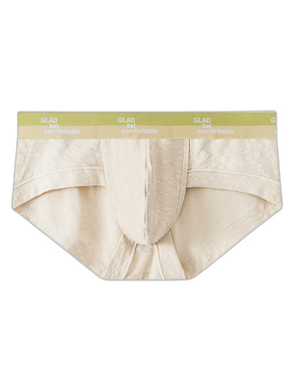 3 Pack Men's Baby Cotton High-Stretch Skin-Friendly Breathable Briefs