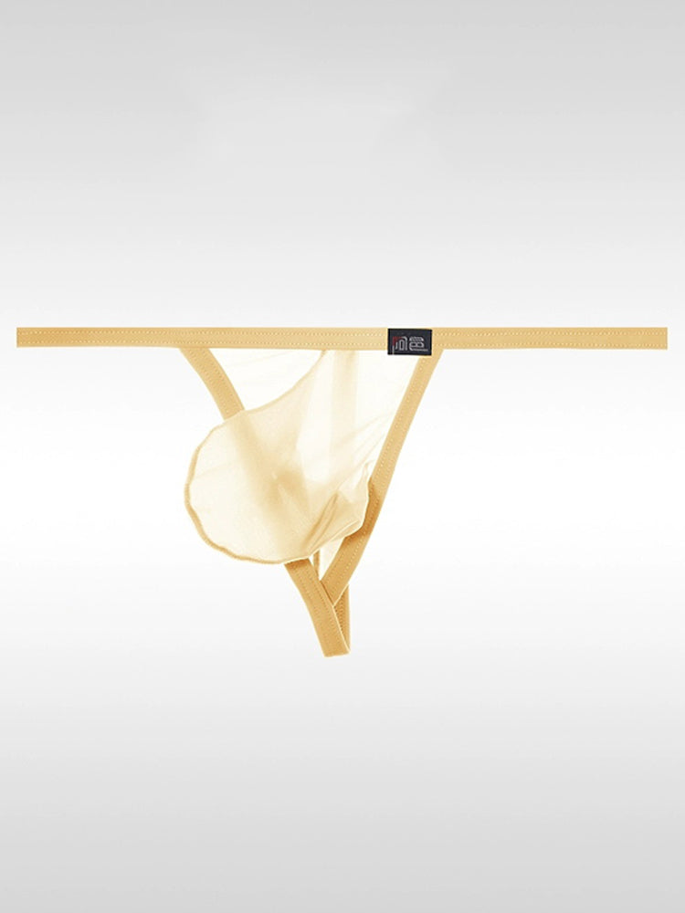 Men's Sexy Thin Ice Silk Low-waist Thong