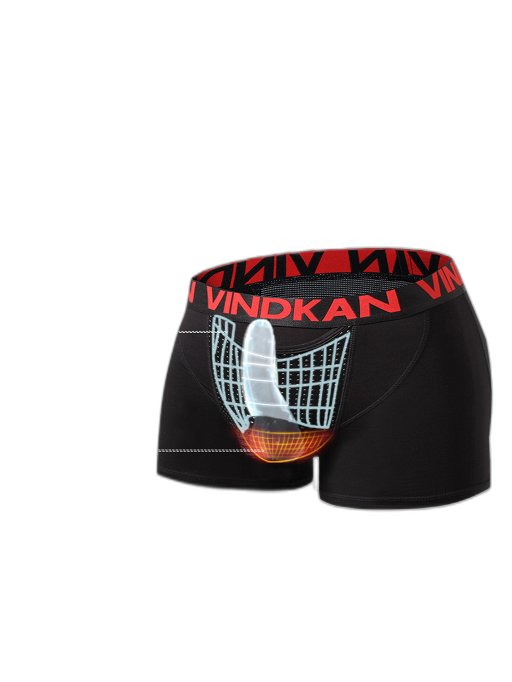Men's Functional Ball Pouch Modal Trunks