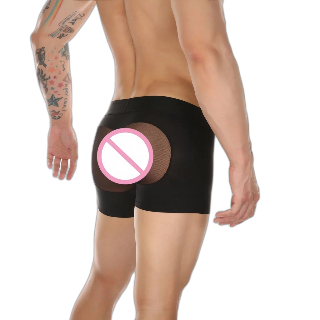 Lustful Heart Open Back Underwear For Men